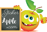 Sticker Apple logo