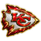 Chiefs Gold Arrowhead - Kansas City Chiefs NFL Sticker - waterproof vinyl decal