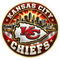Kansas City Skyline Badge - Kansas City Chiefs NFL Sticker - waterproof vinyl decal