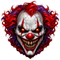 Creepy Killer Clown - Halloween Sticker - waterproof vinyl decal