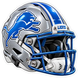 Lions Helmet - Detroit Lions NFL Sticker - waterproof vinyl decal