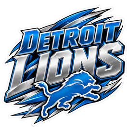 Detroit Lions Wordmark - Detroit Lions NFL Sticker - waterproof vinyl decal