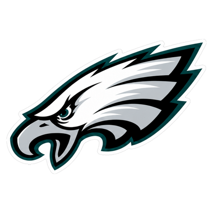 Eagles Head Logo - Philadelphia Eagles NFL Sticker - waterproof vinyl decal