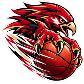 Hawks Talon Basketball - Atlanta Hawks NBA Sticker - waterproof vinyl decal