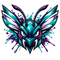 Hornets Paint Splash Head - Charlotte Hornets NBA Sticker - waterproof vinyl decal