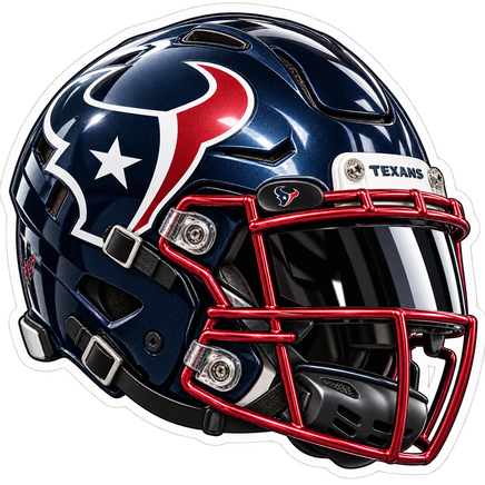 Texans Helmet - Houston Texans NFL Sticker - waterproof vinyl decal