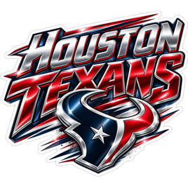 Houston Texans Wordmark - Houston Texans NFL Sticker - waterproof vinyl decal