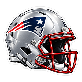 Patriots Helmet - New England Patriots NFL Sticker - waterproof vinyl decal