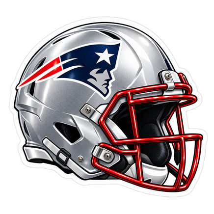 Patriots Helmet - New England Patriots NFL Sticker - waterproof vinyl decal