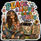 Peace Love and Good Vibes Only Hippie Sticker - waterproof vinyl decal