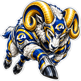 Armored Ram - Los Angeles Rams NFL Sticker - waterproof vinyl decal