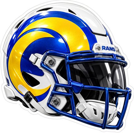 Rams Helmet - Los Angeles Rams NFL Sticker - waterproof vinyl decal