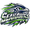 Seahawks Chrome Wordmark - Seattle Seahawks NFL Sticker - waterproof vinyl decal