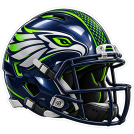 Seahawks Helmet - Seattle Seahawks NFL Sticker - waterproof vinyl decal