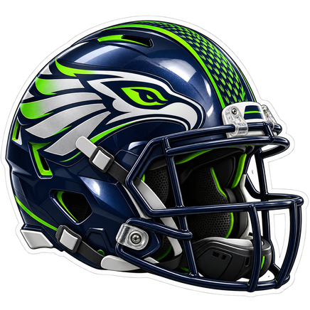 Seahawks Helmet - Seattle Seahawks NFL Sticker - waterproof vinyl decal