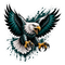 Soaring Eagle Splash - Philadelphia Eagles NFL Sticker - waterproof vinyl decal