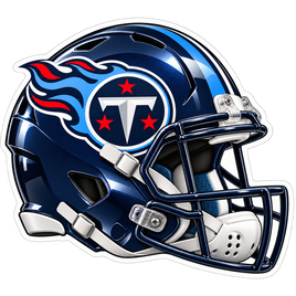 Titans Navy Helmet - Tennessee Titans NFL Sticker - waterproof vinyl decal