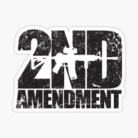 
              2nd Amendment Rifle Sticker - waterproof vinyl decal
            