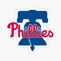 
              Phillies Bell Cracked Sticker- MLB Baseball
            