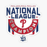 
              Phillies National League Champions Sticker
            