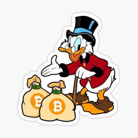 
              Bitcoin Scrooge McDuck Sticker
            