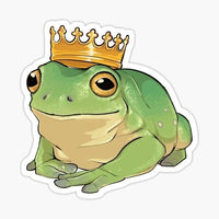 
              Royal Frog Sticker
            