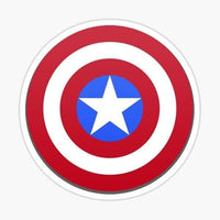 
              Captain American Shield Sticker
            
