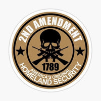 
              2nd Amendment Homeland Security Sticker
            