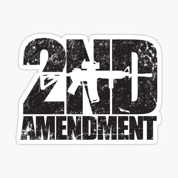 2nd Amendment Rifle - Sticker| Sticker Apple