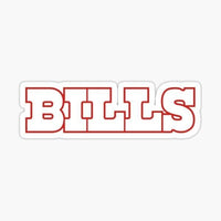 
              Bills Word Logo - Buffalo Bills - Sticker
            