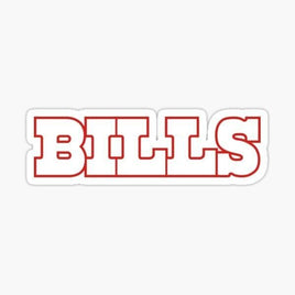 Bills Word Logo - Buffalo Bills - Sticker