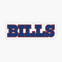 
              Bills Word Full Color Logo - Buffalo Bills - Sticker
            
