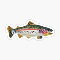 
              Rainbow Trout - Sticker
            