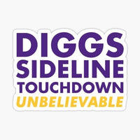 
              Diggs Touchdown Miracle - Minnesota Vikings - Sticker Apple
            