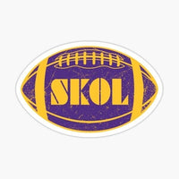 
              SKOL Football - Minnesota Vikings - Sticker Apple
            