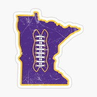 
              Retro State - Minnesota Vikings - Sticker Apple
            