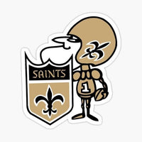 
              Saints Knight - New Orleans Saints - Sticker Apple
            