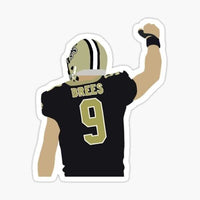 
              Drew Brees Nola - New Orleans Saints - Sticker Apple
            