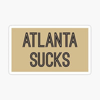 
              Atlanta Sucks - New Orleans Saints - Sticker Apple
            