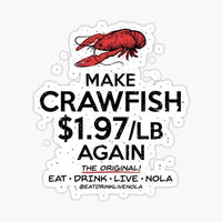
              Crawfish NOLA - New Orleans Saints - Sticker Apple
            