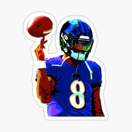 Spinning Ball Lamar - Baltimore Ravens - NFL Football