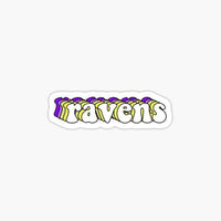 
              Ravens Retro Logo- Baltimore Ravens - NFL Football
            