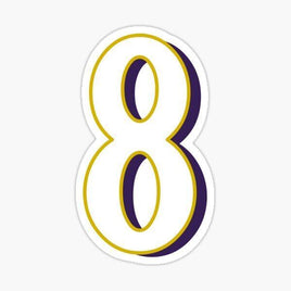 #8 Lamar Jackson - Baltimore Ravens - NFL Football