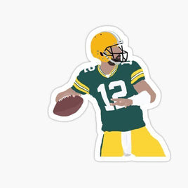 Rodgers Pass - Green Bay Packers - NFL Football - Sports Decal - Sticker