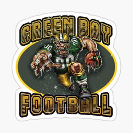 Green Monster - Green Bay Packers - NFL Football - Sports Decal - Sticker