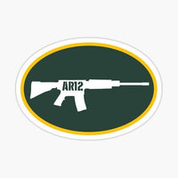 
              AR 12 Arron Rodgers - Green Bay Packers - NFL Football - Sports Decal - Sticker
            