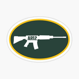 AR 12 Arron Rodgers - Green Bay Packers - NFL Football - Sports Decal - Sticker