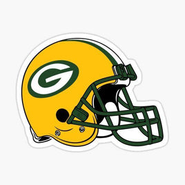 Helmet - Green Bay Packers - NFL Football - Sports Decal - Sticker