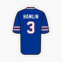 
              Damar Hamlin Shirt - Buffalo Bills - NFL Football - Sports Decal - Sticker
            