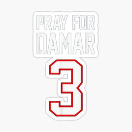 Pray for Damar - Buffalo Bills - NFL Football - Sports Decal - Sticker